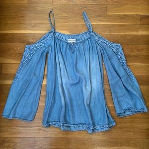 Knox Rose loose fit denim top